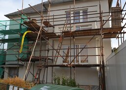 Nová fasáda bez nátěru