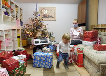 Poděkování za dárky pro maminky a děti v Azylovém domě