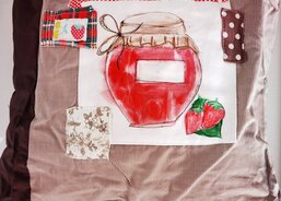 Polštář včetně výplně 40x40cm Marmeláda