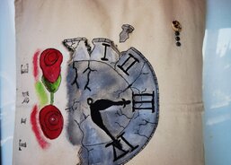 Taška 41x39 cm Čas běží