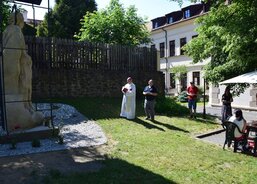 Svěcení sochy