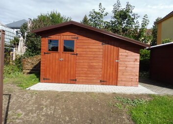 Nový zahradní domek v Azylovém domě