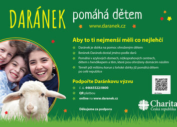 Před Velikonocemi opět zabečí Daránek, aby pomohl splnit dětská přání
