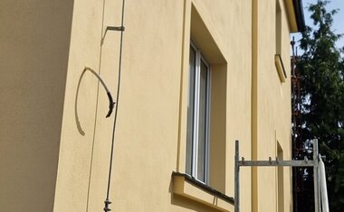 Oprava pravé stěny