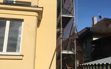 Oprava pravé stěny