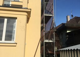 Oprava pravé stěny