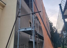 Oprava pravé stěny